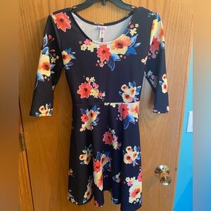 Girls Justice fit and flare dress Sz 16